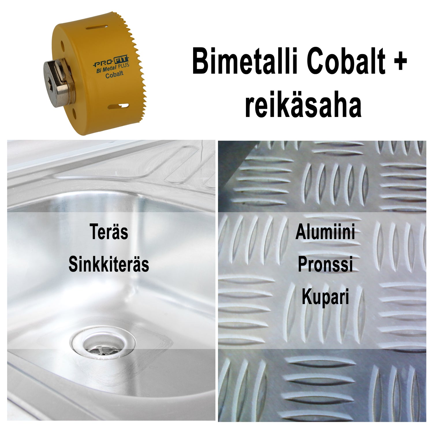 Bimetalli Cobalt+ reikäsaha