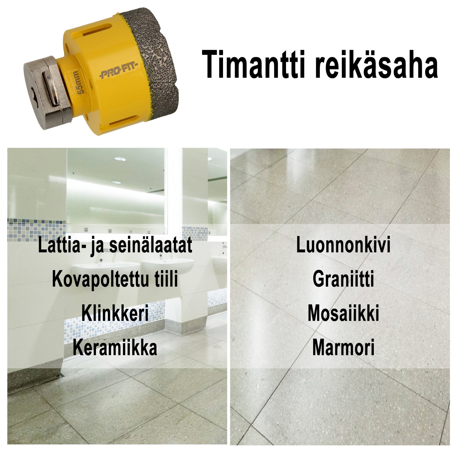 Timantti reikäsaha